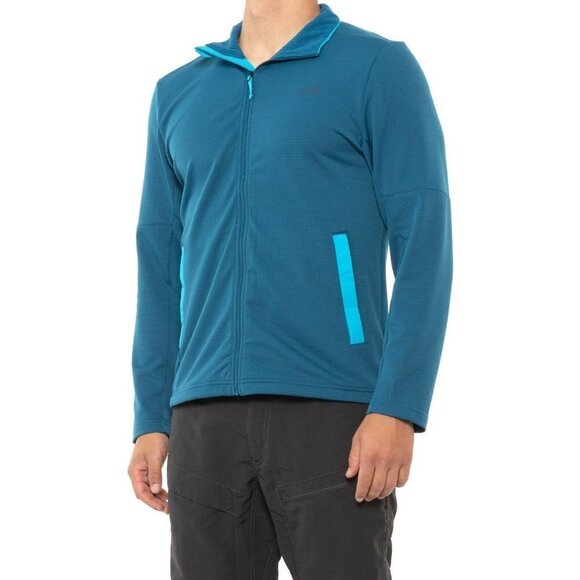 The North Face Men's Full Zip Wayroute Jacket - Moroccan Blue/Meridian Blue - Picture 1 of 5